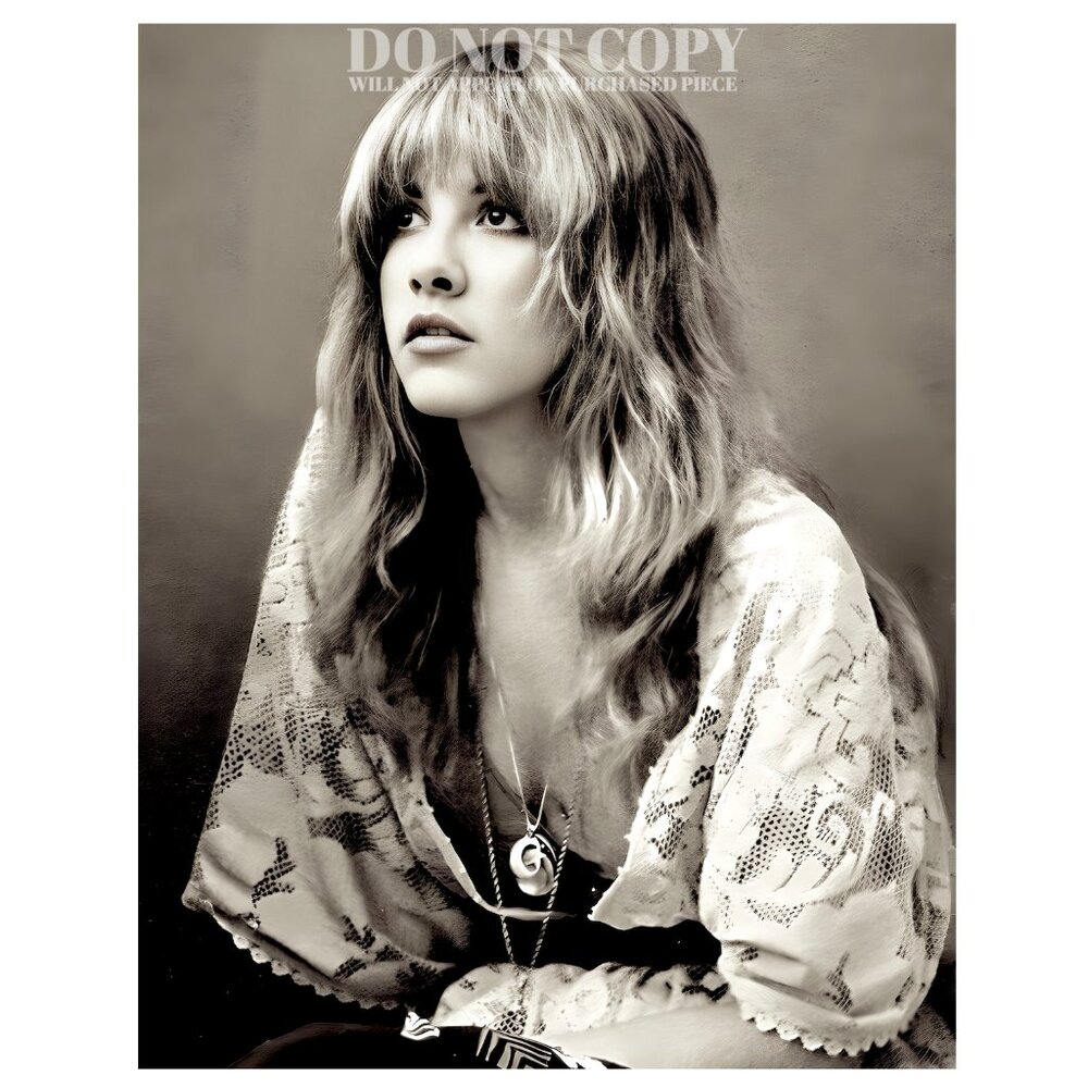 Stevie Nicks Photograph 11 X 14 | RARE 1977 Fleetwood Mac Picture | Poster Print
